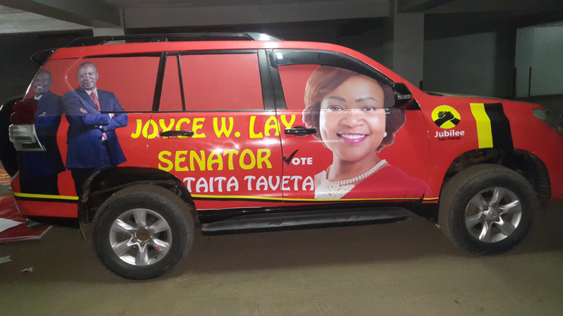 Joyce Lay Vehicle Branding 